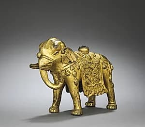 Caparisoned Elephant by Unknown Artist