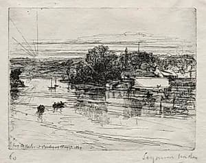 Cardigan Bridge by Francis Seymour Haden (British, 1818–1910)