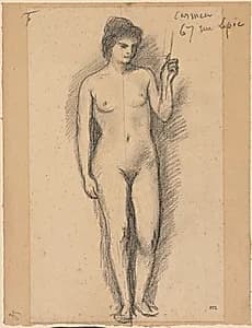 Carmen by Pierre Puvis de Chavannes (French, 1824–1898)