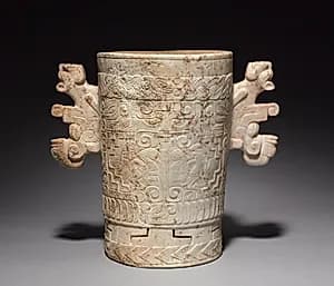 Carved Stone Vessel by Unknown Artist