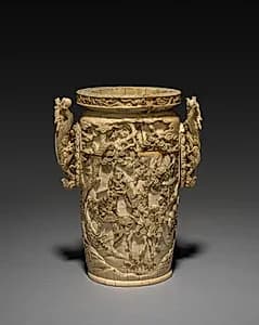 Carved Vase by Unknown Artist