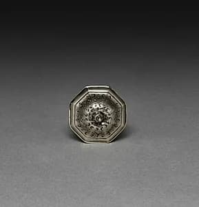 Caster (lid) by Jacob Hurd (American, 1702–1758)