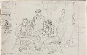 Catching a Tune by William Sidney Mount (American, 1807–1868)