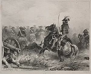 Cavalry Scene by Joseph-Louis-Hippolyte Bellangé (French, 1800–1866)