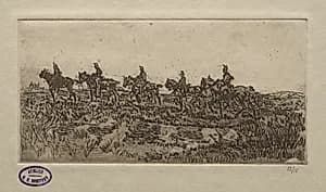 Cavalry Scene by George Hendrik Breitner (Dutch, 1857–1923)