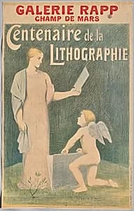 Centennial of Lithography by Pierre Puvis de Chavannes (French, 1824–1898)