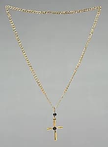 Chain with Pendant Cross by Unknown Artist