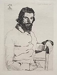 Charles Méryon by Félix Bracquemond (French, 1833–1914)
