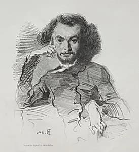 Charles Pierre Baudelaire by Émile Isidore Deroy (French, 1820–1846)