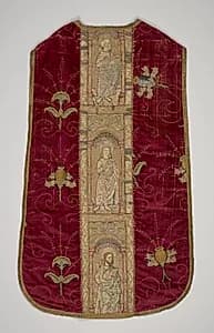 Chasuble with Orphrey Band by Unknown Artist