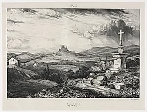 Château de Larderole by Eugène Isabey (French, 1803–1886)