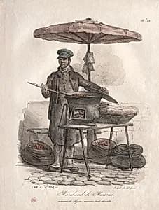 Chestnut Peddler by Carle Vernet (French, 1758–1836)