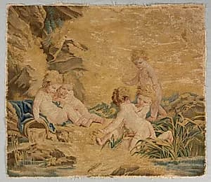Children Playing: The Bath by Charron (French)