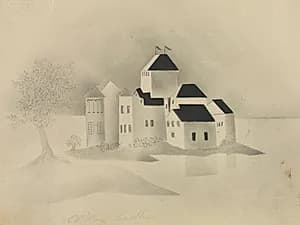 Chillon Castle by Mary Altha Nims (American, 1817–1907)