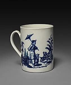Chinoiserie Mug by Worcester Porcelain Factory (British, established 1751)