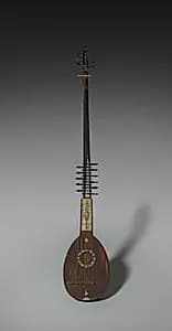 Chitarrone (or Archlute) by Unknown Artist