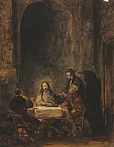 Christ at Emmaus by Benjamin West (American, 1738–1820)