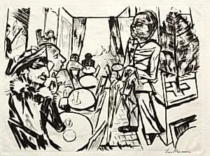 Christmas 1919 by Max Beckmann (German, 1884–1950)