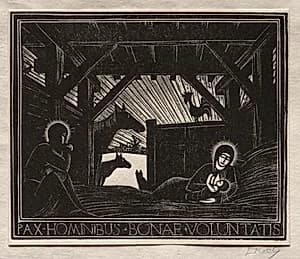 Christmas Gifts:  Dawn by Eric Gill (British, 1882–1940)