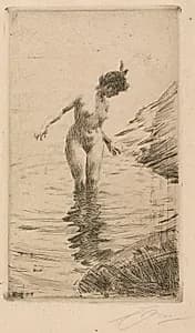 Circles of Water II by Anders Zorn (Swedish, 1860–1920)