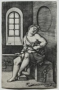 Cleopatra by Hans Sebald Beham (German, 1500–1550)