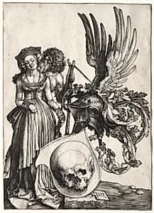Coat of Arms with a Skull by Albrecht Dürer (German, 1471–1528)