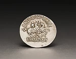Coin of Eukratides I by Unknown Artist