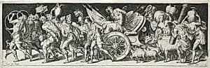 Combats and Triumphs by Etienne Delaune (French, 1518/19-c. 1583)