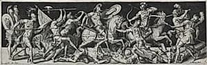 Combats and Triumphs by Etienne Delaune (French, 1518/19-c. 1583)
