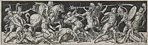 Combats and Triumphs No. 10 by Etienne Delaune (French, 1518/19-c. 1583)