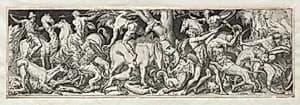 Combats and Triumphs No. 6 by Etienne Delaune (French, 1518/19-c. 1583)