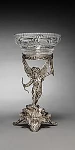 Compote and Stand by House of Fabergé (Russian, 1842–1918)
