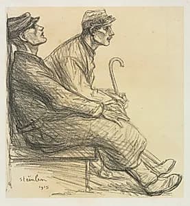 Convalescents by Théophile Alexandre Steinlen (Swiss, 1859–1923)