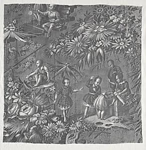 Copperplate Printed Textile by George Zipelius (French)