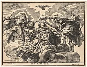Coronation of the Virgin by Christoffel Jegher (Flemish, 1596–1652/53)