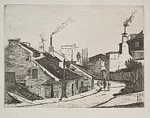Country Street in Alouette by François Bonvin (French, 1817–1887)
