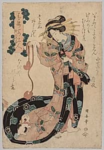 Courtesan by Utagawa Kuniyasu (Japanese, 1794–1834)