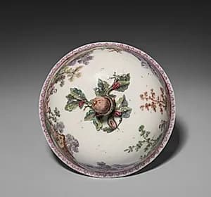 Cover for a Sugar Bowl by Vincennes Porcelain Manufactory (French, 1740–1756)