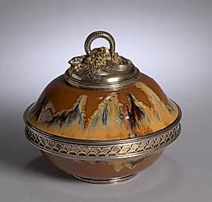 Covered Bowl by Auguste Delaherche (French, 1857–1940)
