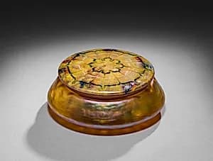 Covered Box by Tiffany Glass & Decorating Company (America, New York, 1892–1902)