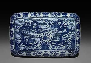 Covered Box with Dragons by Unknown Artist