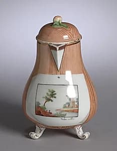 Covered Cream Jug by Niderviller Factory (French)
