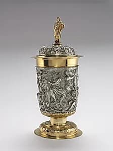 Covered Cup by Johann Andreas Thelot (German, 1655–1734)