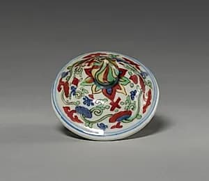 Covered Jar (lid) by Unknown Artist