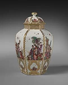 Covered Vase by Meissen Porcelain Factory (German, est. c. 1710)