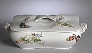 Covered Vegetable Bowl by Unknown Artist