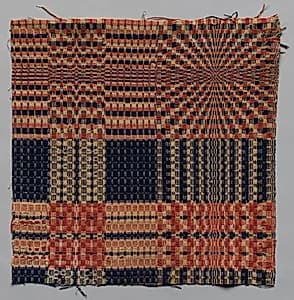 Coverlet Fragment by Unknown Artist