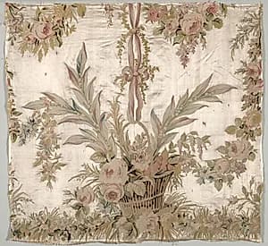 Coverlet Fragment by Philippe de Lasalle (French, 1723–1805)
