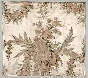 Coverlet Fragment by Philippe de Lasalle (French, 1723–1805)