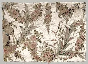 Coverlet Fragment by Philippe de Lasalle (French, 1723–1805)